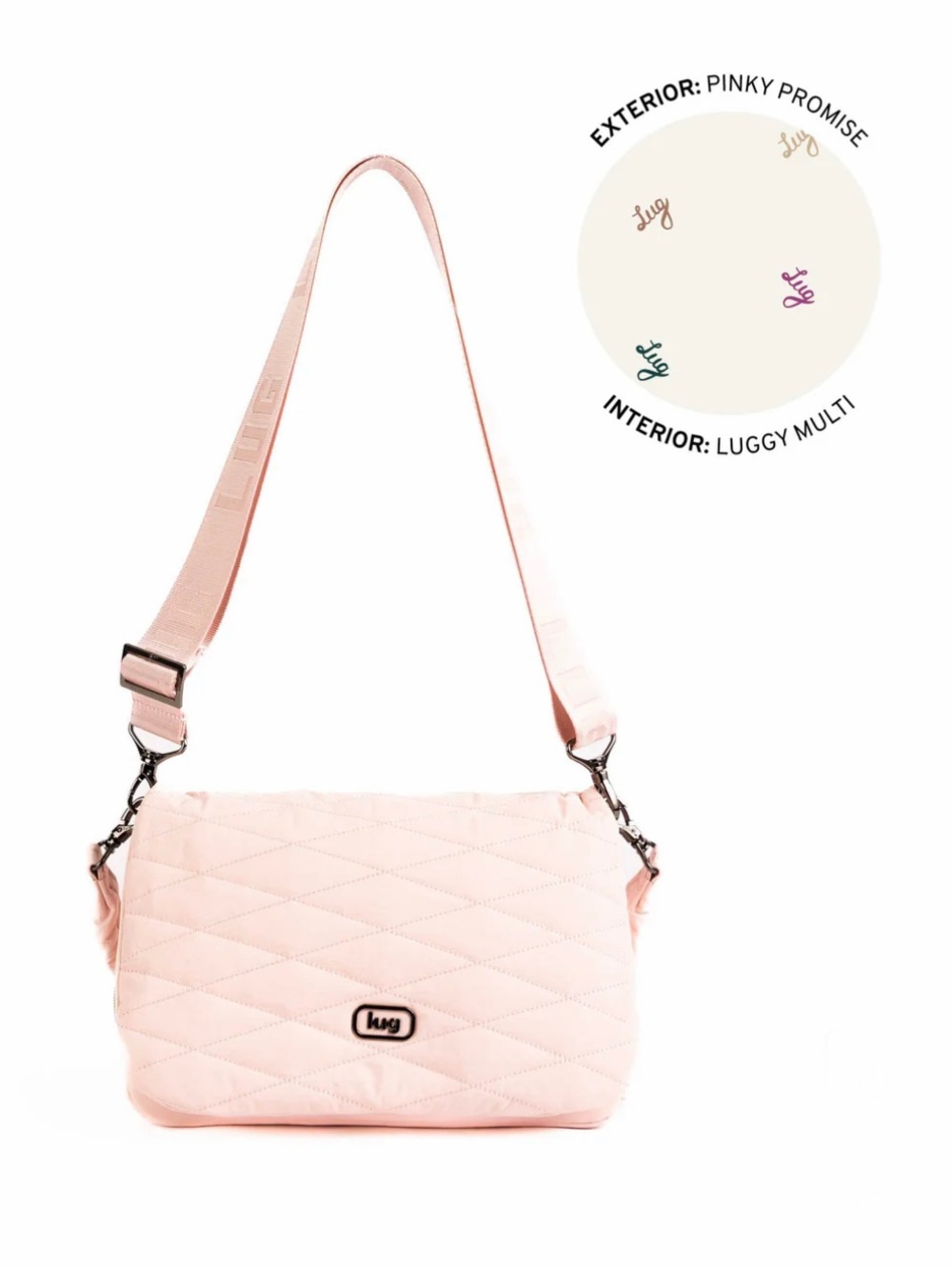 Lug Bina CloudGo Foldover Crossbody
Bag Pinky Promise